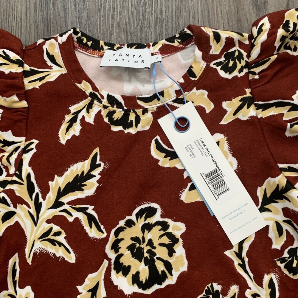 Tanya Taylor Girls Mini Kiara‎ Dress Floral Size (6-7) Small MRSP $165